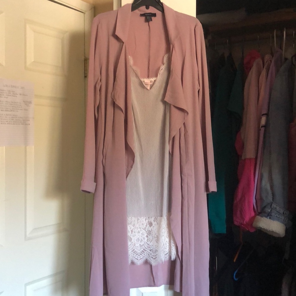 NWOT VS Slip w/ Forever 21 duster coat